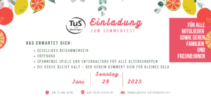 Read more about the article Einladung zum Sommerfest 2025