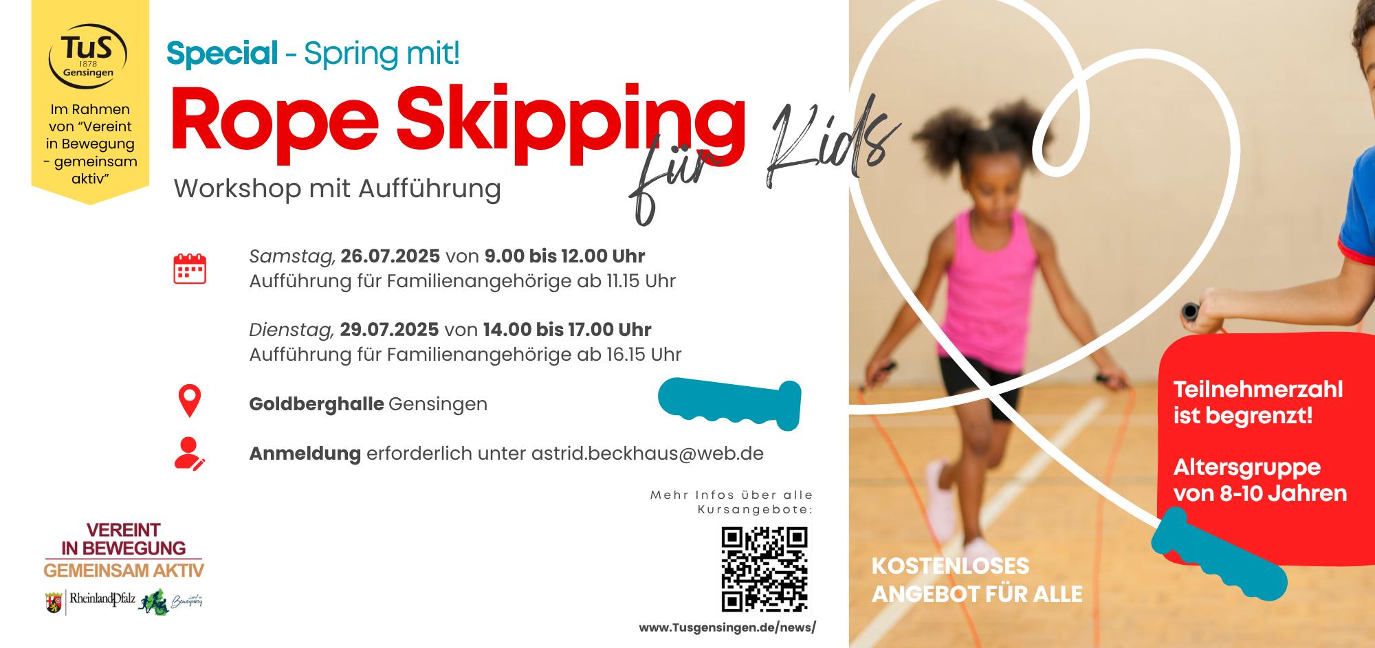 You are currently viewing Spring mit! – Rope Skipping für Kids