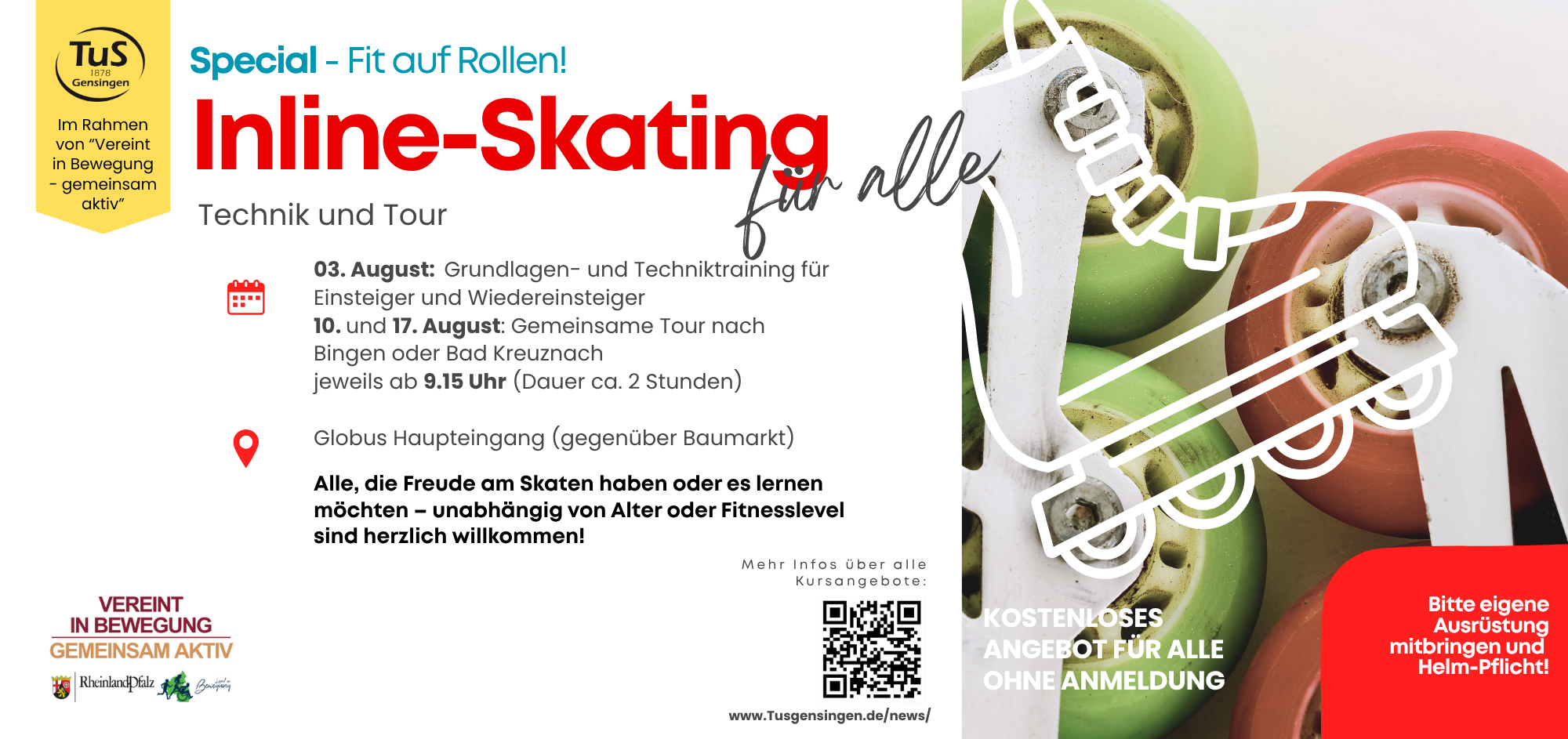 You are currently viewing Inline-Skating für alle – Fit auf Rollen!